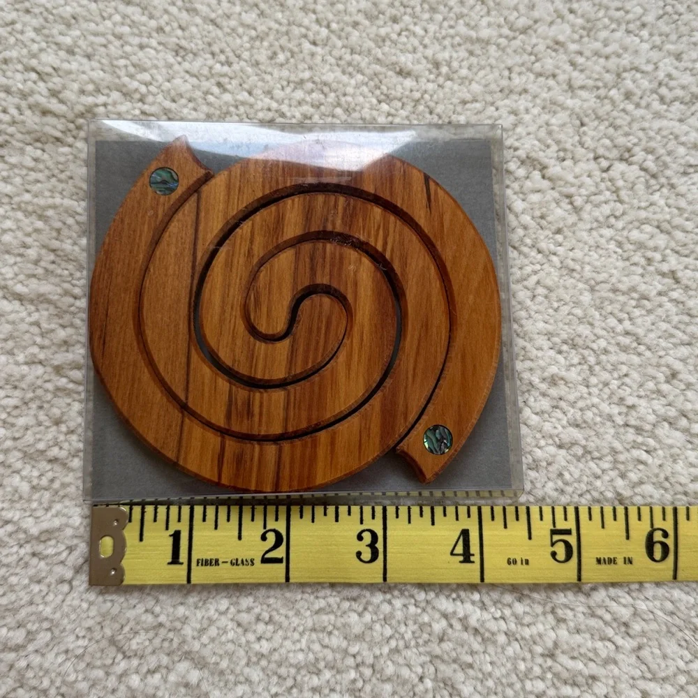 Rimu Koru Wooden Coaster